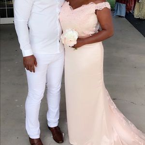 Blush Bridesmaid Dress